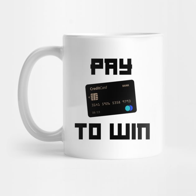 Pay To Win Black & White by FungibleDesign